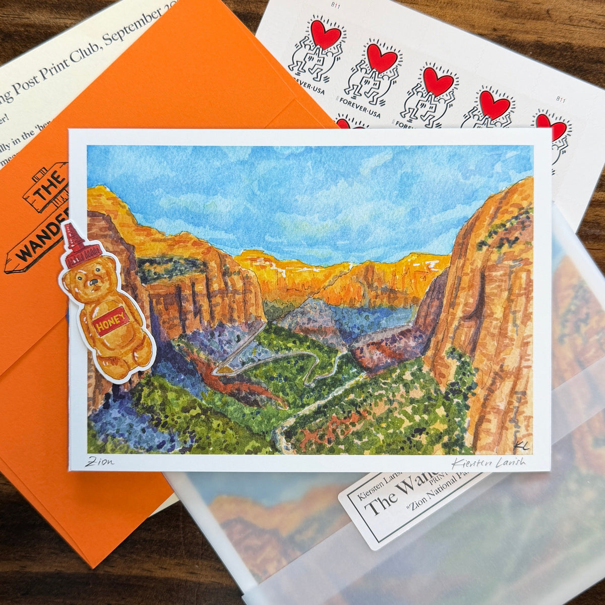 The Wandering Post Print Club - International Members