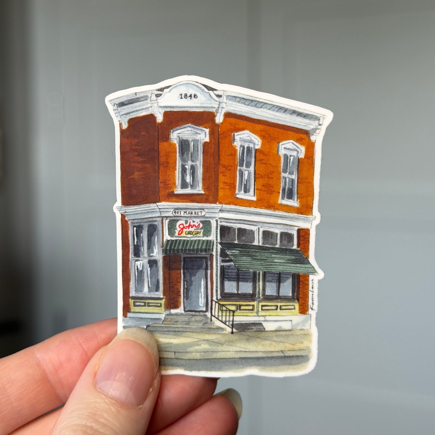 John’s Grocery Sticker