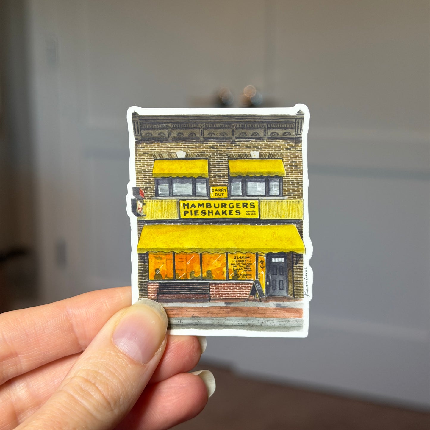 Hamburg Inn No. 2 Sticker