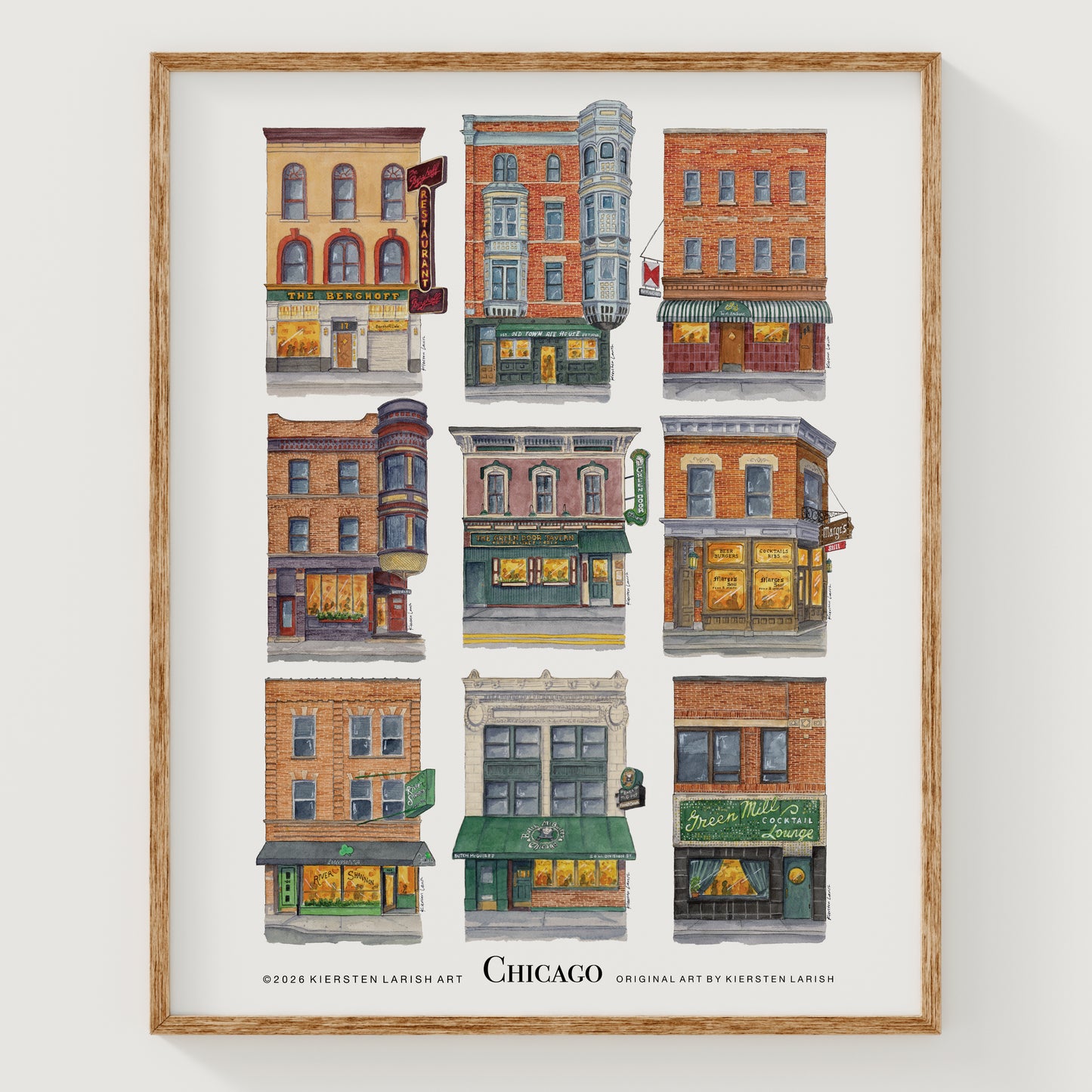 Chicago Historic Restaurant and Pub Collage