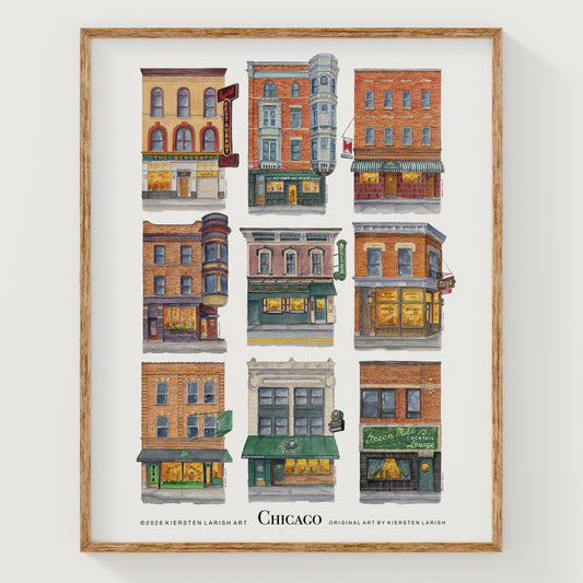 Chicago Historic Restaurant and Pub Collage