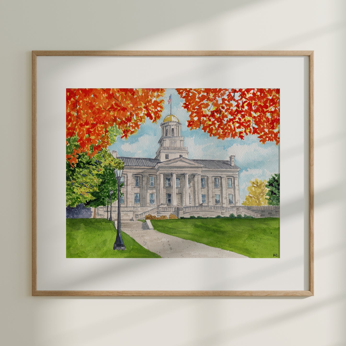 University of Iowa - Old Capitol in Fall