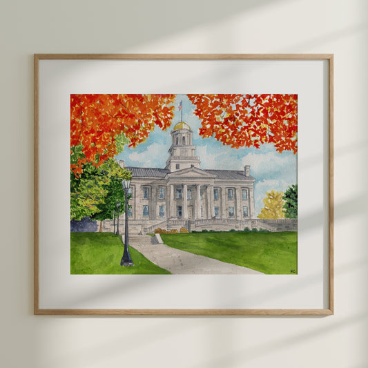 University of Iowa - Old Capitol in Fall