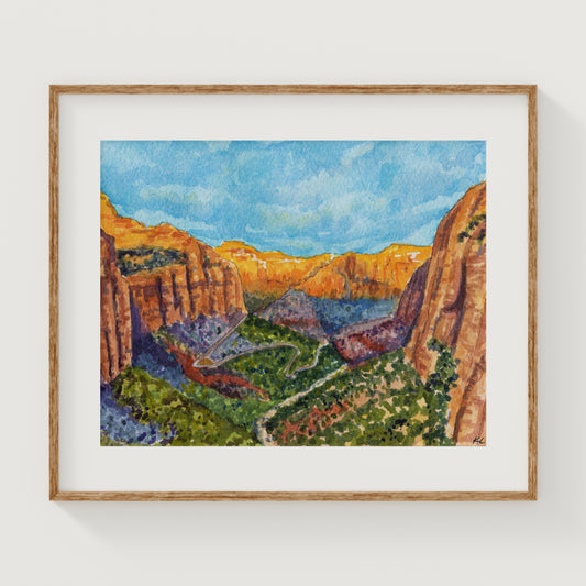 Zion National Park, Canyon Overlook Trail, Utah